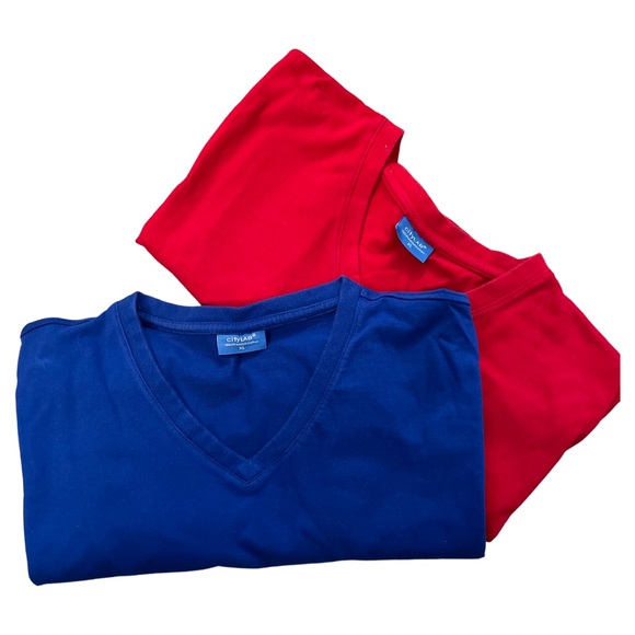 City Lab V-Neck Tees XL (2) - Picture 3 of 3